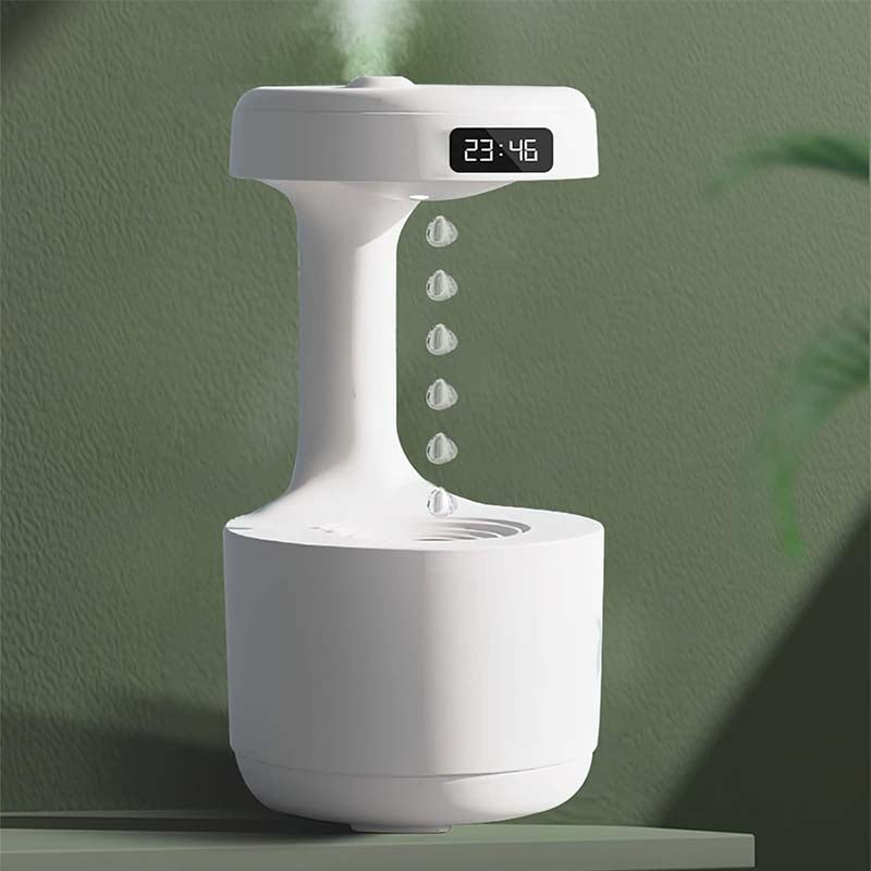 Humidificador Antigravedad Con Reloj